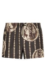 Dolce & Gabbana short de bain à imprimé graphique - Noir - thumbnail