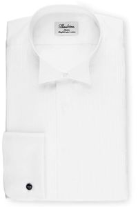 Stenströms Slimline Gala shirt wit, Effen