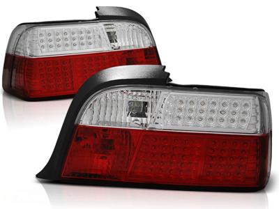 Tuning-Tec Achterlichten BMW E36 12 90-08 99 COUPE ROOD HELDER LED