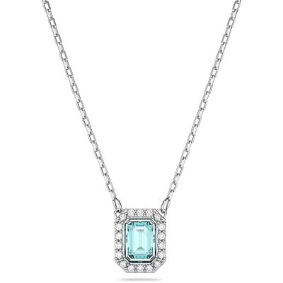 Swarovski 5640289 Ketting Millenia Octacon zilverkleurig-groen-wit 38-41 cm Swarovski 5640289 Ketting Millenia Octacon zilverkleurig-groen-wit 38-41 cm