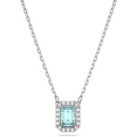 Swarovski 5640289 Ketting Millenia Octacon zilverkleurig-groen-wit 38-41 cm