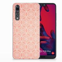 Huawei P20 Pro TPU bumper Pattern Orange - thumbnail