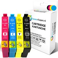 Huismerk Inktcartridge - Alternatief voor Epson 16/16XL - Multipack - Zwart, Cyaan, Magenta, Geel