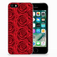 Apple iPhone SE | 5S TPU Case Red Roses - thumbnail