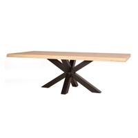 Eleonora Eettafel Jasmijn Boomstam Eiken - Naturel, 300 x 100cm