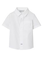 Burberry Kids chemise boutonnée à manches courtes - Blanc