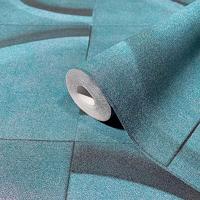 marburg Behang blauw modern woonkamer of slaapkamer 10,05 x 0,53 m Made in Germany