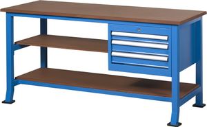 Huvema BLUE-LINE Werkbank BL 3D 1700x650x850 WB - K3730 - K3730