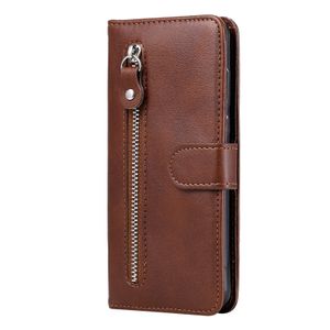 iPhone 11 Pro hoesje - Bookcase - Pasjeshouder - Portemonnee - Rits - Kunstleer - Bruin