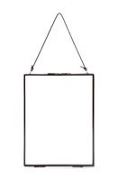 vt wonen metalen 20x26cm fotolijst met slot en leren koord