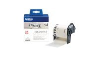 Brother doorlopende labelrol voor QL, ft 62 mm x 15,24 m, plastic film - thumbnail