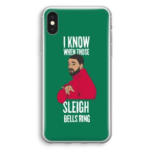 Sleigh Bells Ring: iPhone X Transparant Hoesje