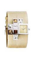 Horlogeband Seiko DW0175 Leder Beige - thumbnail