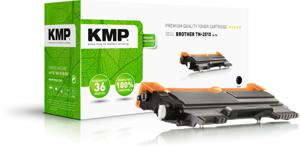 KMP Toner vervangt Brother TN-2010, TN2010 Compatibel Zwart 1000 bladzijden B-T73 1257,0000