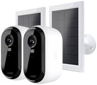 ESSENTIAL2 2K OUTDOOR CAMERA 2-PACK W/2-SOLAR PANEL BNDL