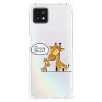 OPPO A53 5G | A73 5G Stevig Bumper Hoesje Giraffe - thumbnail