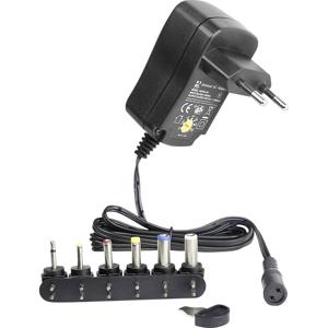 HN Power HNP06-UNI Stekkernetvoeding, instelbaar 3 V, 4.5 V, 5 V, 6 V, 7.5 V, 9 V, 12 V 0.6 A 7.2 W