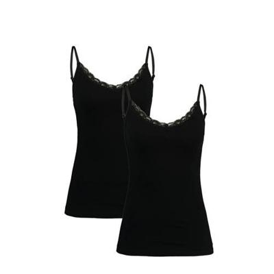 America Today singlet zwart - (set van 2)