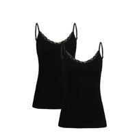 America Today singlet zwart - (set van 2)