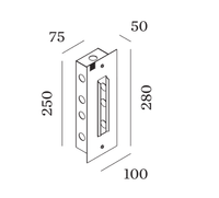 Wever & Ducre - STRIPE 2.2 RECESSED HOUSING INCL. PLASTERKIT - thumbnail