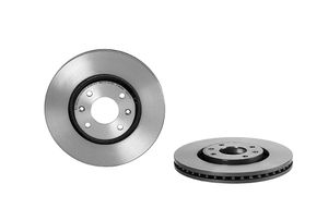 Remschijf COATED DISC LINE BREMBO, Remschijftype: Binnen geventileerd, u.a. für Citroën, DS, Peugeot, Opel, Toyota