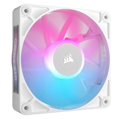 Corsair iCUE LINK RX120 RGB PC-ventilator Wit (b x h x d) 120 x 120 x 25 mm Incl. LED-verlichting