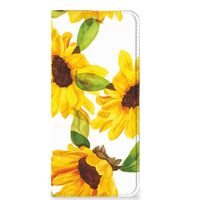 Smart Cover voor OPPO Reno8 Zonnebloemen - thumbnail