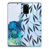 Samsung Galaxy S20 Plus TPU Case Leaves Blue - thumbnail