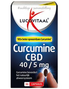 Lucovitaal Curcumine CBD 40/5mg (30 caps)