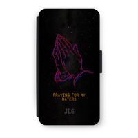 Praying For My Haters: iPhone X Flip Hoesje - thumbnail