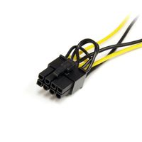 StarTech.com 15cm SATA Voeding naar 8-pins PCI Express Videokaart Voeding Verloopkabel - thumbnail