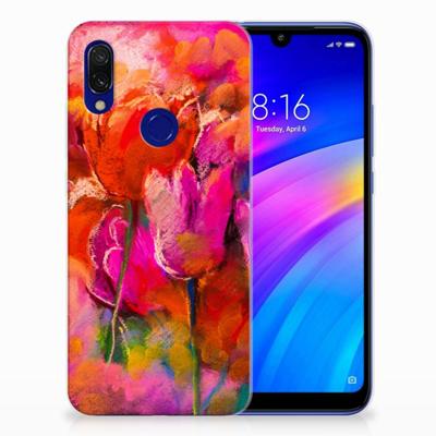 Hoesje maken Xiaomi Redmi 7 Tulips