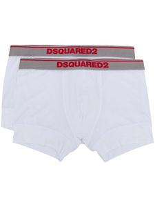 DSQUARED2 boxer à logo - Blanc