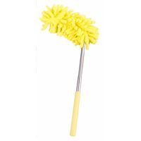 Telescopische duster geel 26-74 cm   - - thumbnail