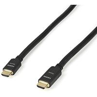 StarTech.com Actieve HDMI-kabel, 20 m, 4 K, High Speed HDMI-kabel met ethernet, CL2-gecertificeerd voor wandinstallatie, 4 K, 30 Hz, HDMI-kabel 1.4, voor HDMI-monitor, projector, tv, display