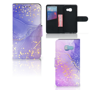 Hoesje voor Samsung Galaxy A3 2017 Watercolor Paars