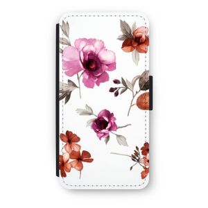 Geschilderde bloemen: iPhone 8 Plus Flip Hoesje