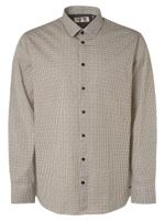 Shirt long sleeve all over printed bronze