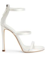 Giuseppe Zanotti sandales en cuir Harmony 120 mm - Blanc - thumbnail