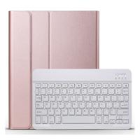 Shop4 - iPad Air (2020) Toetsenbord Hoes - Bluetooth Keyboard Cover Rosé Goud