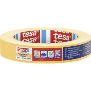 TESA Professional 4344 50 m Maskeertape voor algemeen gebruik Geschikt voor gebruik binnen Geschikt voor buitengebruik Papier Oranje