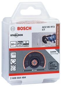 Bosch Accessoires Starlock zaagblad - 10 ST. ACZ 85 RT3 85 mm - 10 stuk(s) - 2608664484 - 2608664484