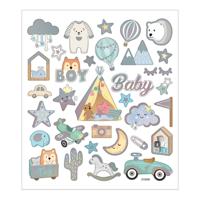 Creativ Company Stickers Baby Boy, 1 Vel - thumbnail