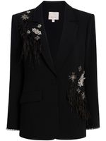 Cinq A Sept blazer Jamila à détails de plumes - Noir