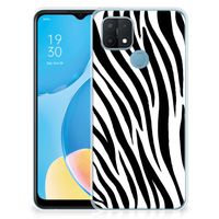 OPPO A15 TPU Hoesje Zebra