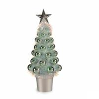 Krist+ Decoratieve figuur kerstboom groen polypropyleen kunststof 12,2 x 30 x 12,2 cm (12 stuks)