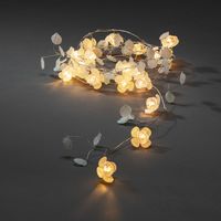 Konstsmide 3292-503 Lichtketting Binnen werkt op batterijen Aantal lampen 20 LED Warmwit Verlichte lengte: 1.9 m Timer - thumbnail