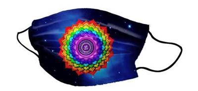 Mondkapje/Yogi Masker Chakra Lotus Mondkapje/Yogi Masker Chakra Lotus