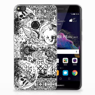Silicone Back Case Huawei P8 Lite 2017 Skulls Angel