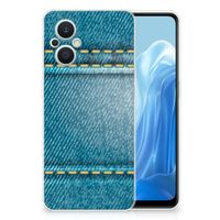 OPPO Reno8 Lite Silicone Back Cover Jeans - thumbnail